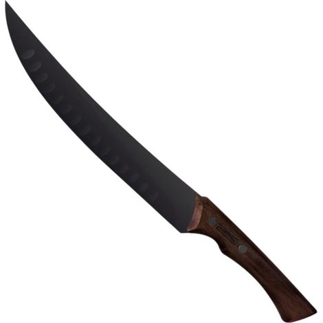 Tramontina Black Collection coltello carne curvo alveolato 25cm