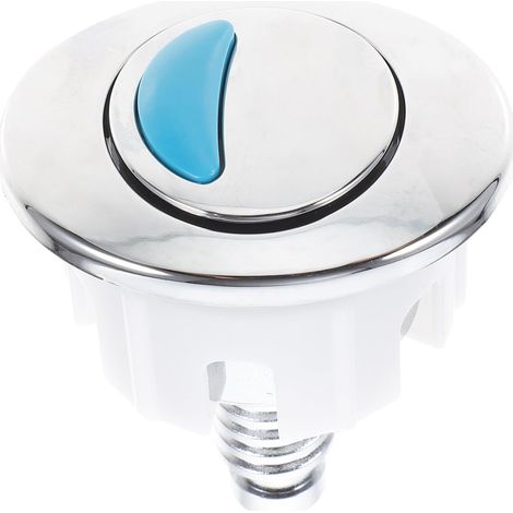 Bouton-poussoir de chasse d’eau Double, Argenté (1/5)