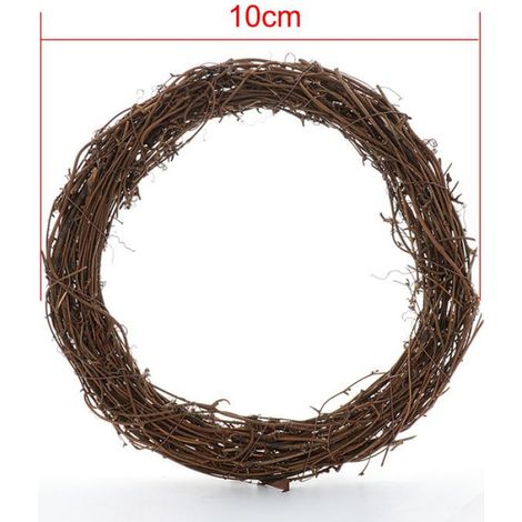 Couronne - Vigne Naturelle - Pour Decoration Interieure Et Bricolage - Diametre 8 A 40 Cm - Unite (1/5)