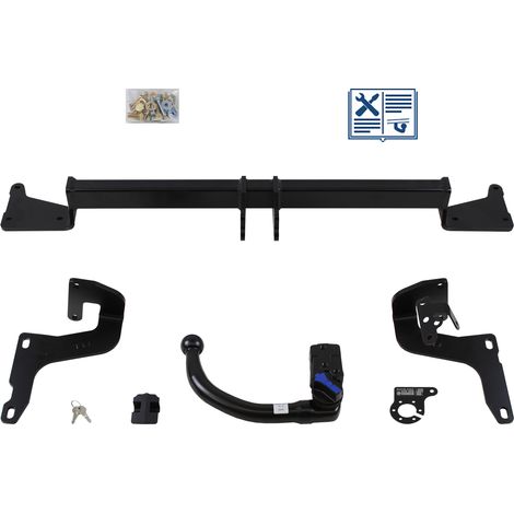 Attelage rotule démontable AUTO-HAK + faisceau Trail-Tec universel 7 broches - PEUGEOT 308 II (1/2)