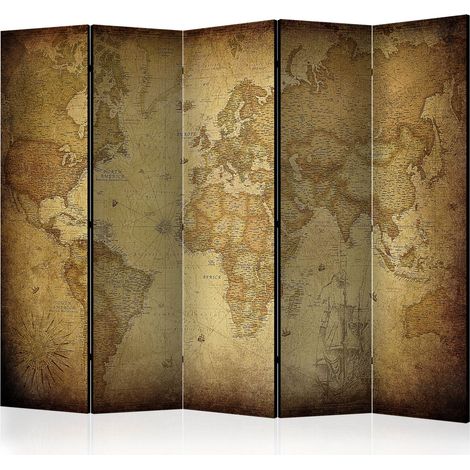 Paravento - Old map II [Room Dividers] - 225x172 (1/4)