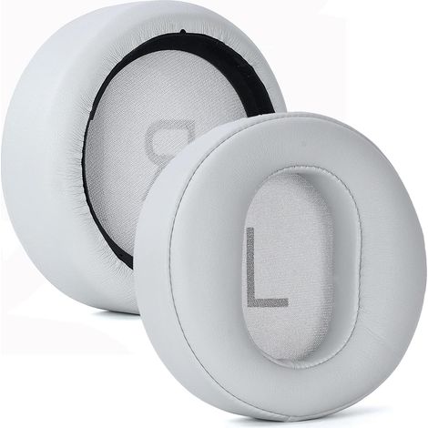 Coussinets d'oreille pour casque audio 1/2", coussinets d'oreille de rechange, housse de casque (gris protéiné) (1/5)