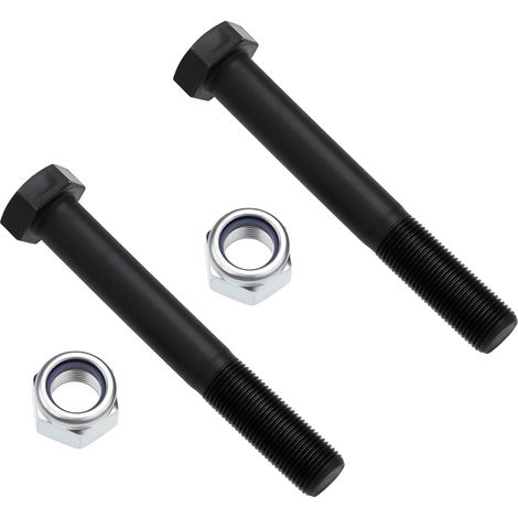 2 Boulons Hexagonaux M18 X 1,5 avec écrou Compatible avec Broyeur (1/5)