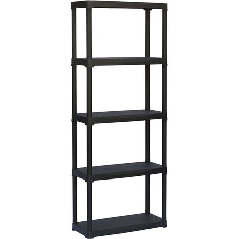 5 ESTANTES DE PLÁSTICO EN POLIPROPILENO 700X300XH1760 MM. (1/5)
