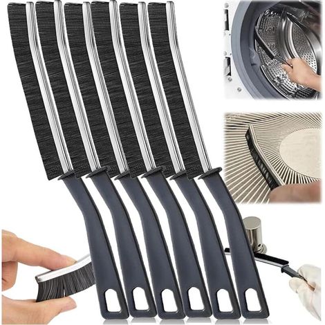 XEPHO 6 pièces Brosse Nettoyage,Brosse Toilette,Brosse Joint carrelage,Brosse Nettoyage Salle de Bain,Brosse de Nettoyage à Poils Durs pour Rainure Fenetre, Salle de Bain, Toilettes, Cuisine,carrelage