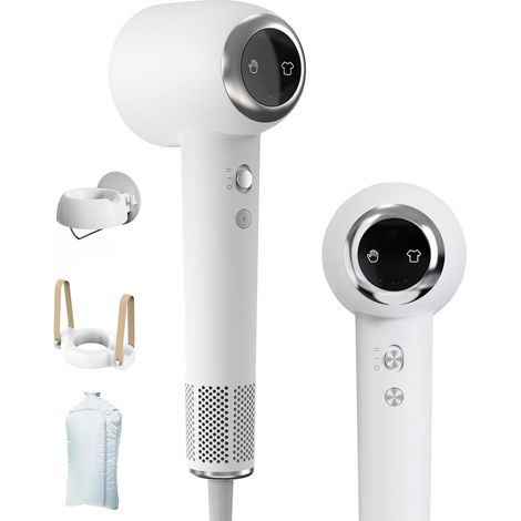 Sèche Cheveux Voyage, Sèche-cheveux 110.000 tr/min, Sèche-mains et Sèche-linge, Multifonctionnel Ionique Hair Dryer, 4 Températures (1/5)
