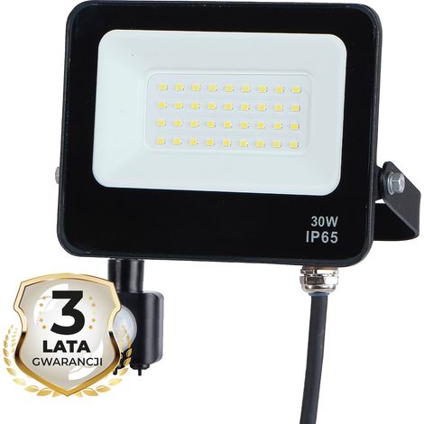 Faro LED da 30W 4000K con sensore di movimento (PIR) (1/4)