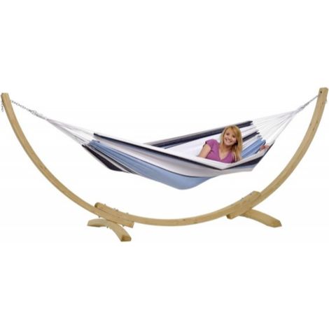 Hamac Amazonas Apollo Set coloris marine 210 x 140cm (1/4)