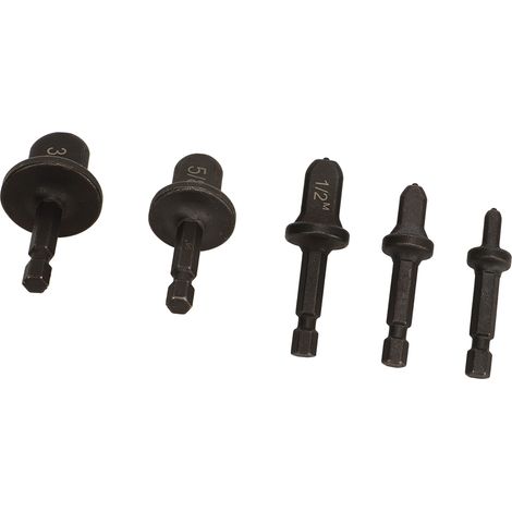 Kit d'élargisseur de tubes en cuivre pour climatiseurs et systèmes de réfrigération - 5 pièces (1/5)
