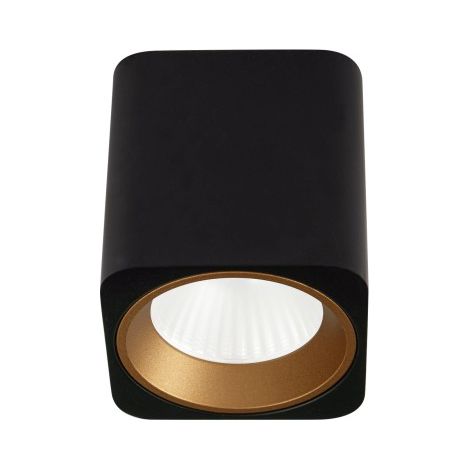 Spot soffitto quadrato nero LED 7W 3000K Maxlight