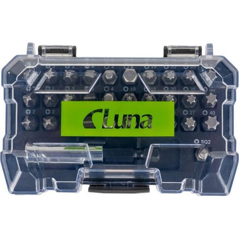 Set punte cacciavite Luna 32 pezzi supporto magnetico (1/3)