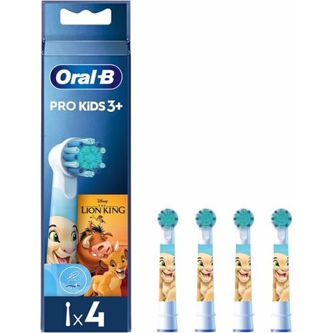 Oral-B Pro Kids Löwen König Zahnbürstenköpfe, 4er-Pack