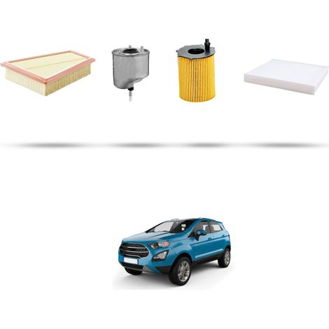 Kit tagliando 4 filtri compatibile con Ford Ecosport 1.5 tdci 66kw dal 2014 (1/5)