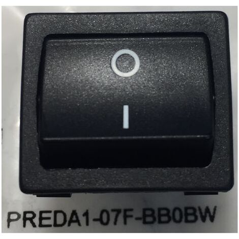 Amp 1634200-2 Interrupteur à bascule ON/OFF - PREDA1-07F-BB0BW - noir (1/3)