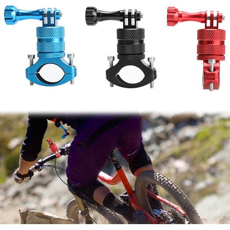 Support vélo caméra 360° rotatif, fixation guidon sport étanche, support caméra d'action rotatif 360° (1/4)