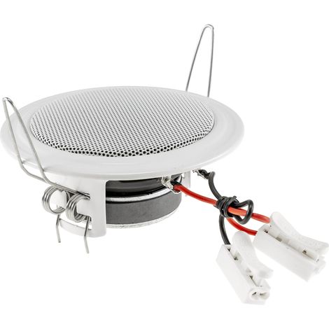 Haut-parleur encastrable CHILITEC CTE-11w, 45 W, montage Ø 89 mm, blanc (1/2)