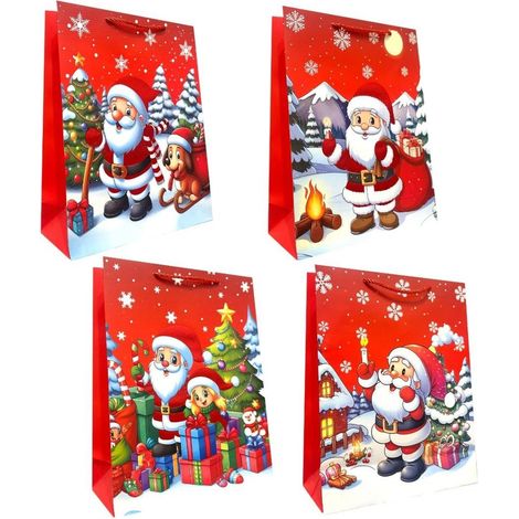 Sacchetto regalo S mix natalizio