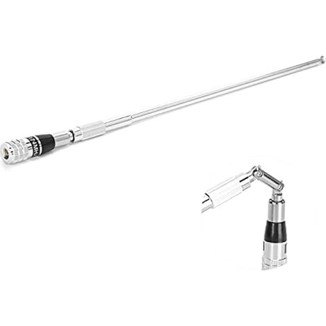 Antenne Télescopique Extensible Antenne télescopique à Filetage pour Alpha 100 50/Astro 320 220 430/Alpha100 Antenne Extensible GPS TV Portable pour Voiture Avion (1/5)
