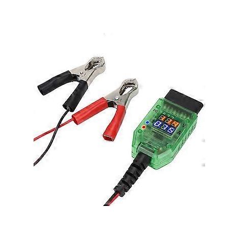 Outil de diagnostic automobile 12 V pour le remplacement de la batterie, la sauvegarde de la mémoire de l'ECU et la détection des fuites de batterie. (1/5)