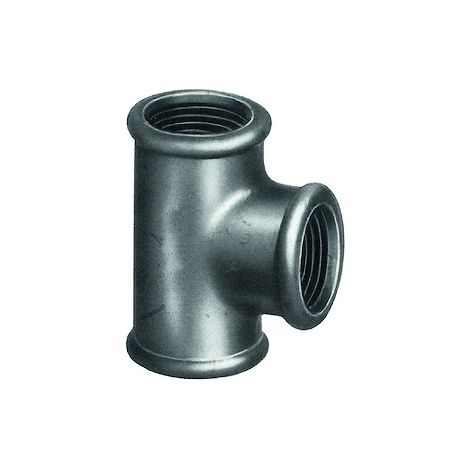 Té égal femelle 130 noir - 1/4" - 08 mm - SFERACO