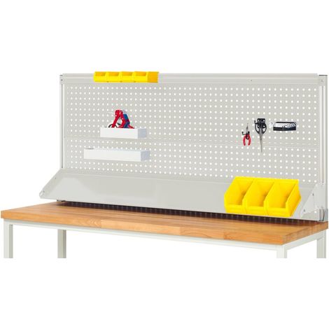 Rau System-Aufbau (Komplettset-02 B2000 mm), zur Montage auf Arbeitsplatte, RAL7035 (1/2)