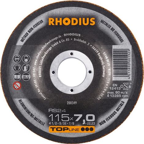 Taglio Rs24 Disco 115 X 7,0 Millimetri Alune Rodio (25)