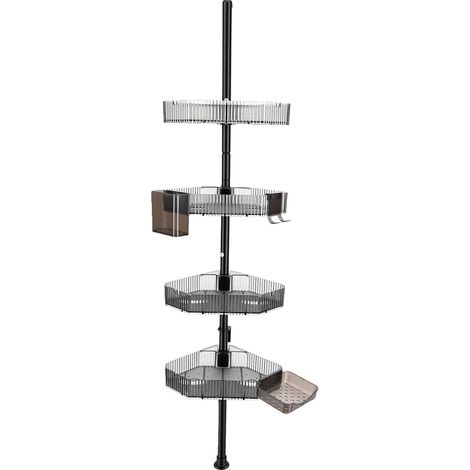4-Level Adjustable Corner Shower Support, 44.9 Inches (1/5)