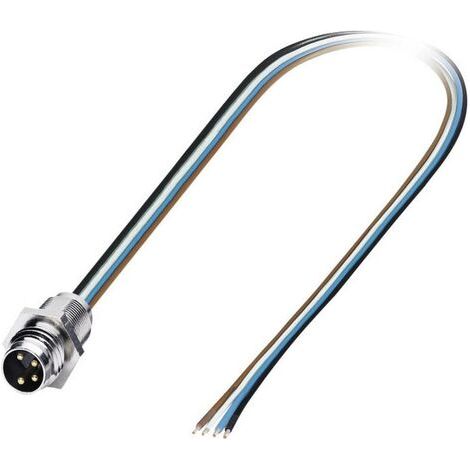 Embase mâle M12 pour capteurs/actionneurs Phoenix Contact SACC-E-M12MS-4CON-PG9/0,5 1693762 Contenu: 1 pc(s) (1/5)