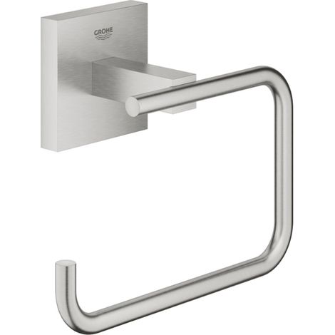 GROHE QuickFix - Start Cube - Dispensador de papel de pared - Acabado Supersteel 40978DC0 (atornillar o pegar) (1/2)