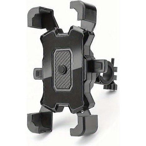 Support de téléphone anti-vibration pour moto, vélo, guidon réglable et support de rétroviseur pour livreur, scooter électrique, 1 pièce (1/5)