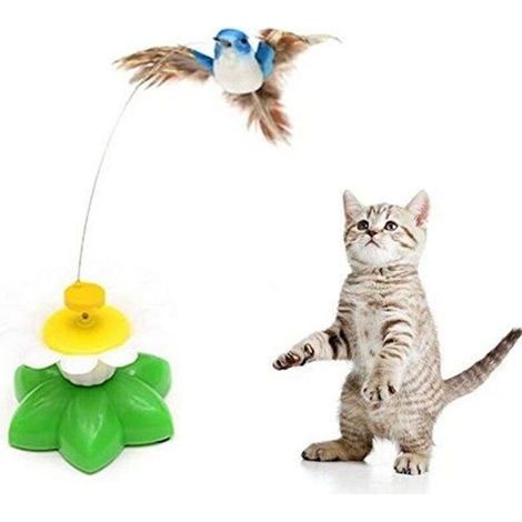 Jouet Électrique - Non spécifié - Oiseau Volant - Plastique - Couleur Aléatoire - Pour Chats (1/3)