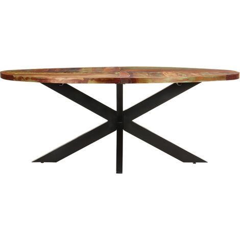 Maison Exclusive - Tavolo da Pranzo 200x100x75cm in Legno Massello di Recupero