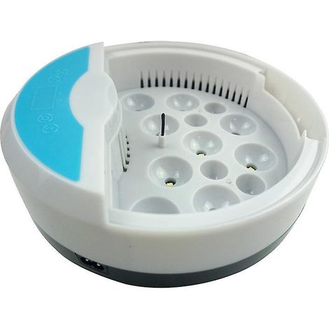 220vegg Brutapparat mit Eierprüfer, LED-Beleuchtung für 9 Eier und Temperaturregler. Ein-Knopf-Brutfunktion zur Wärmeerhaltung und Mini-Brutapparat für 9 Eier.