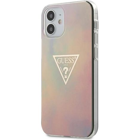 Guess GUHCP12SPCUMCGG01 iPhone 12 mini 5.4 pinke Hartschalen-Kollektion „Tie & Die“ (1/2)