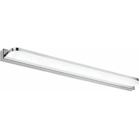 Pair Lampe miroir LED 7W 42cm Applique salle de bain IP44 étanche Lumière blanche froide 6000K 600LM Acier inoxydable et acrylique