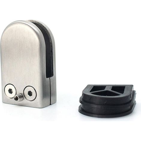 Edelstahl-Glasklemmen (4/8 Stück), verstellbarer Flachrückseiten-Glashalter für 5-8 mm Glas (8 Stück) (1/5)