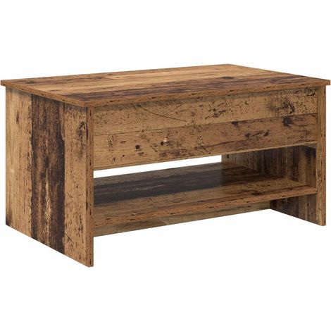 Maison Exclusive - Mesa de Café Madera envejecida 80 x 50,5 x 41,