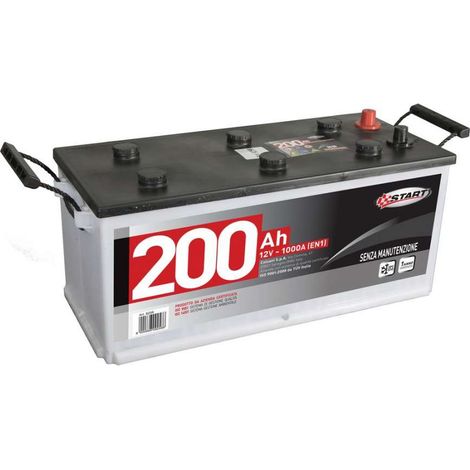Batteria Autocarro 200AH 1000A Polo positivo:Destro Cassetta C