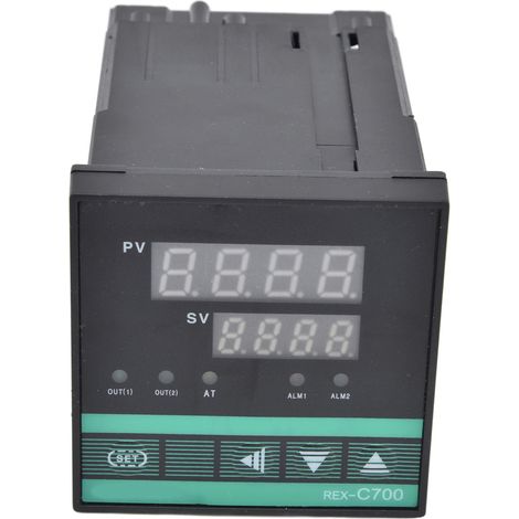 Régulateur de température PID Thermostat numérique intelligent type K REXC700FK02MxAN AC220V (1/5)