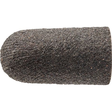 Cappuccio abrasivo POLICAP® D16xH32mm K.150 KEL-cono tondo nero PFERD (Per 50) (1/2)