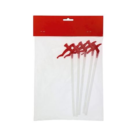 lot de 5 pipettes de rechange - pour cartouches de mousses polyuréthane - bizline 710586