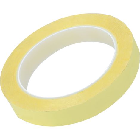2 rouleaux de ruban adhésif isolant transparent en film PET pour transformateur, moteur et condensateur, 16 mm x 66 m, jaune (1/5)