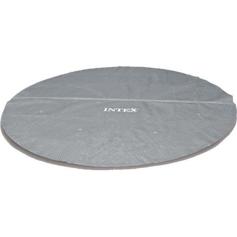 Luftpolsterfolie für INTEX Pool - Durchmesser 4,20m - Verstärkt für bessere Haltbarkeit - Grau (1/2)