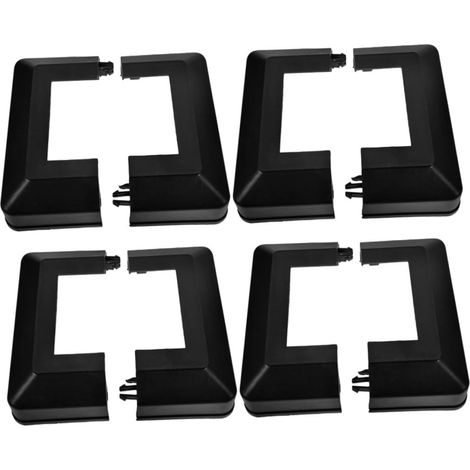 Protections de poteaux carrés 60x60 avec base en plastique et (1/5)