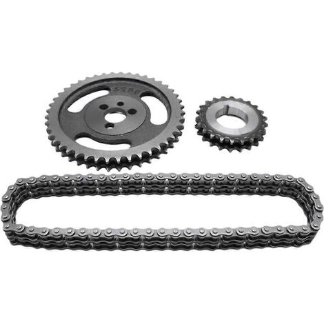 Kit de chaîne de distribution à double pignon pour moteur Chevrolet SBC Small Block 5,7 L 283 305 327 350 383 400 (1/5)