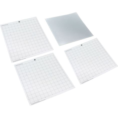 20 feuilles de pochoirs flexibles en polyester, 3 tapis de découpe transparents et pliables pour impression (1/5)