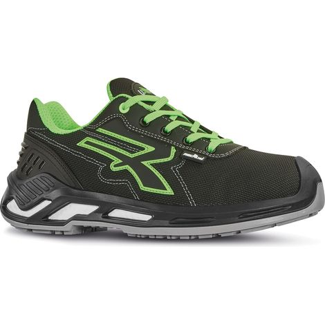 U-Power – Chaussures de sécurité basses S3 SRC CI ESD – Pointure 43 – Semelle antidérapante PU et Infinergy – Tige PUTEK® Mini Spider (1/2)