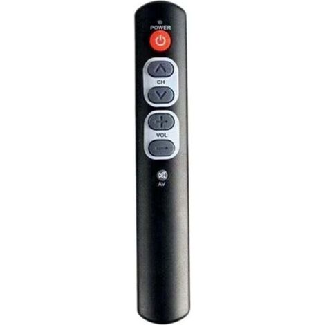 Télécommande D'Apprentissage - 6 Boutons - Compatible TV Décodeur DVD Magnétoscope - Portée 10 M - Plastique - 170 X 30 X 15 Mm (1/4)