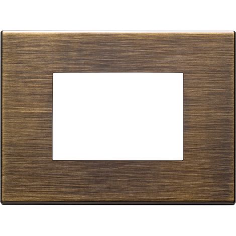 VIMAR - 22653.87 Placca 3M bronzo antico spazzolato