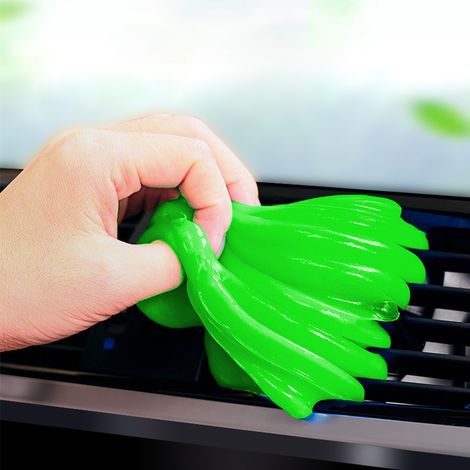 Gel Nettoyant Pour Clavier - Gel Adhésif Réutilisable Pour Poussière Et Débris - Compatible Claviers PC Portable, Grilles De Climatisation Auto, Imprimantes, Calculatrices - 2 Pièces (1/5)
